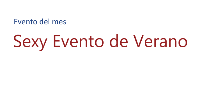 Evento de verano